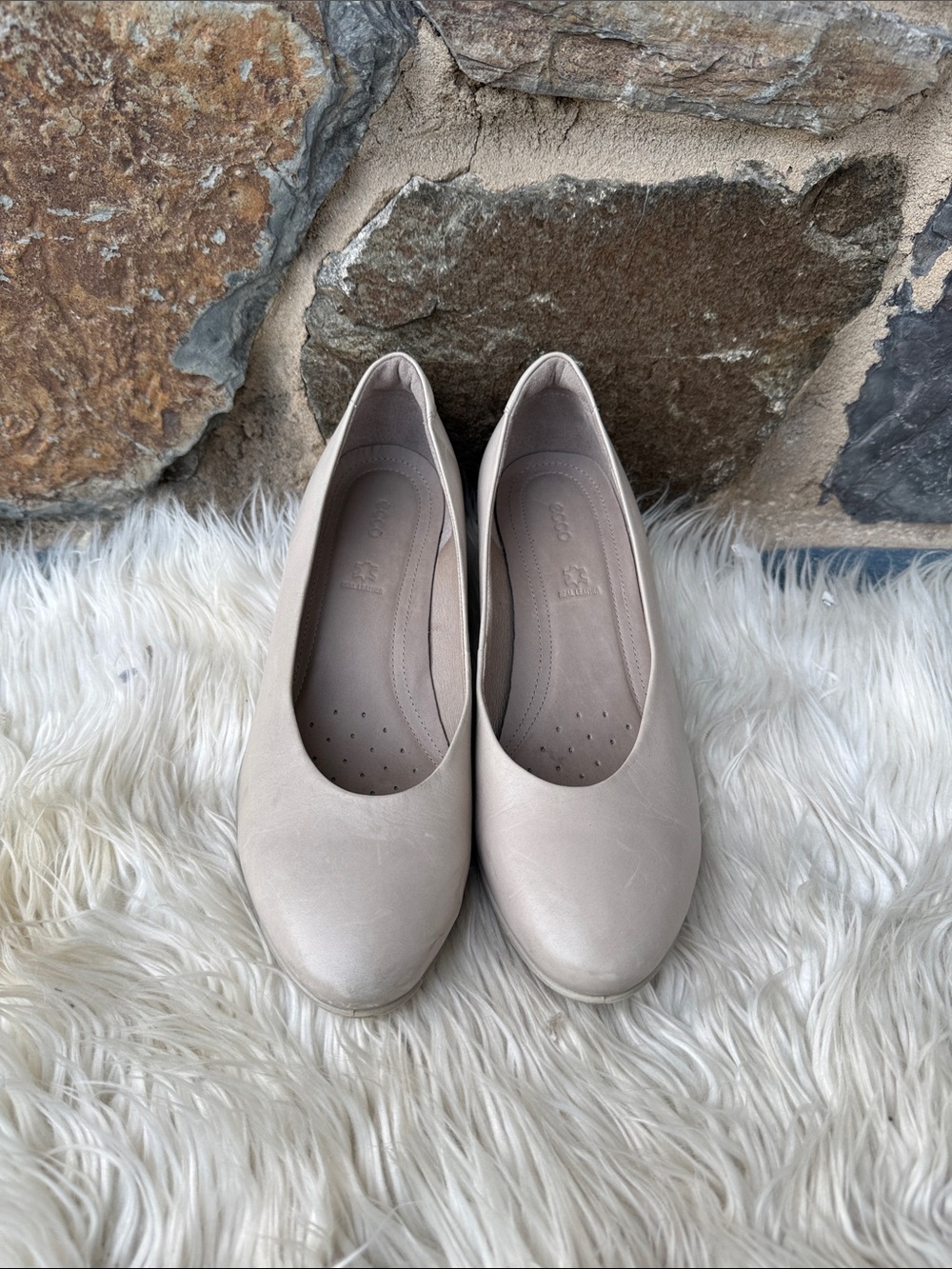 ECCO Footwear Women's 'Sculptured 45' Block Heel Pump in 'Gravel' Taupe Size 39